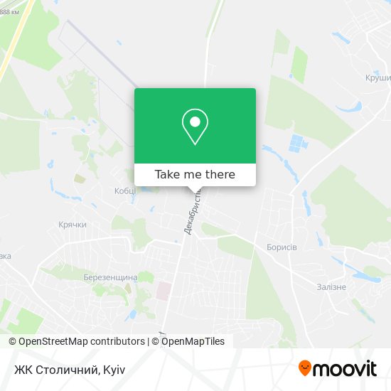 ЖК Столичний map