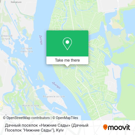 Карта Дачный поселок «Нижние Сады» (Дачный Поселок "Нижние Сады")