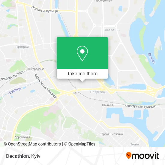 Карта Decathlon