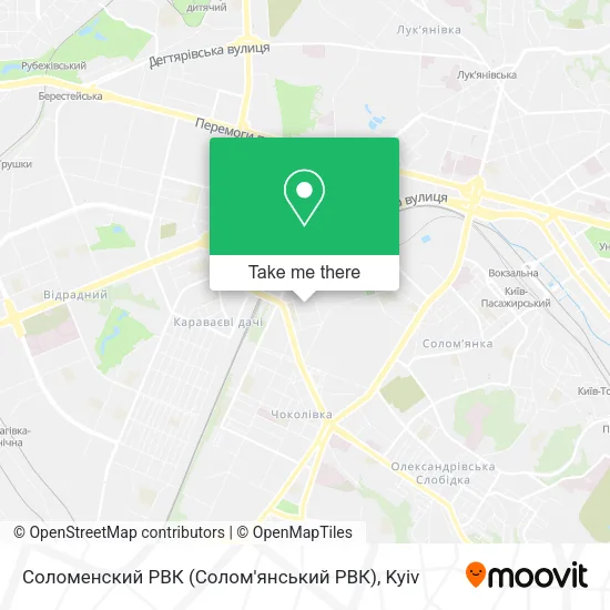 Карта Соломенский РВК (Солом'янський РВК)