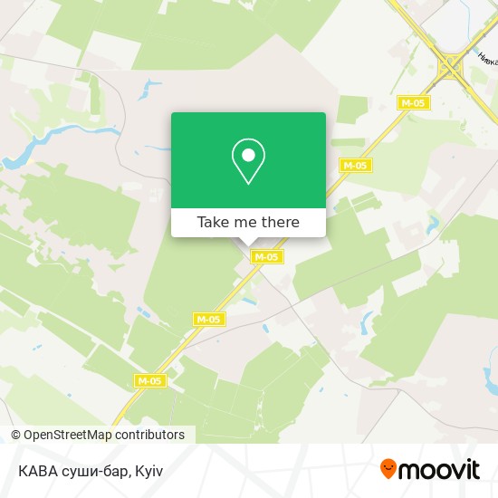 КАВА суши-бар map