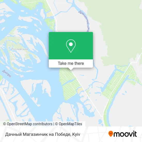 Карта Дачный Магазинчик на Победе