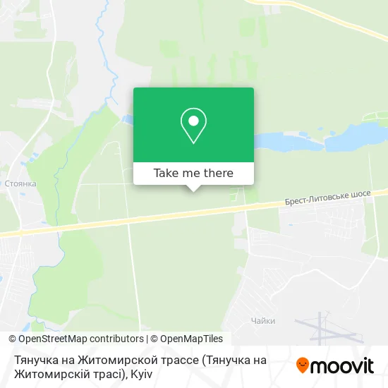 Тянучка на Житомирской трассе (Тянучка на Житомирскій трасі) map