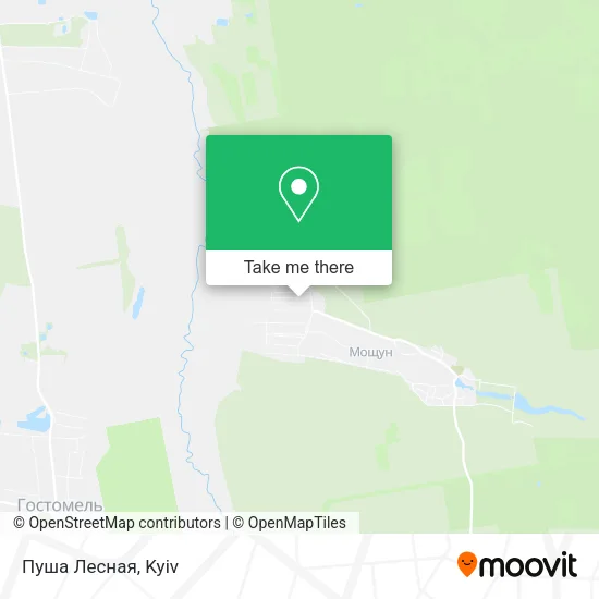 Карта Пуша Лесная