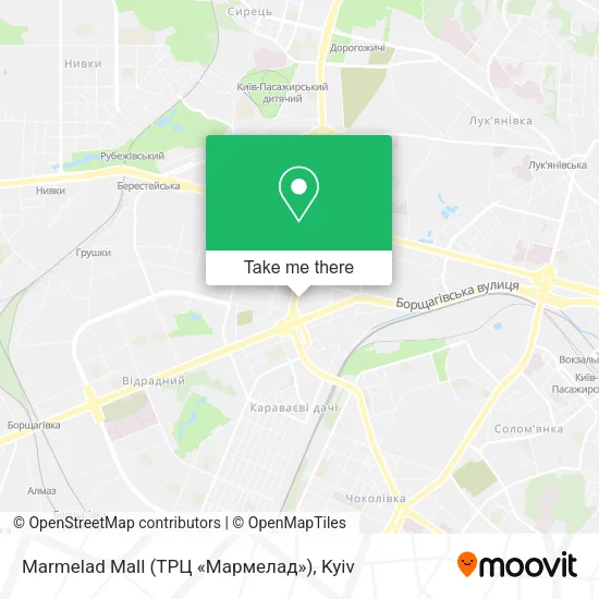 Карта Marmelad Mall (ТРЦ «Мармелад»)