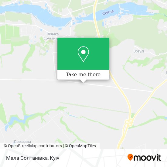 Мала Солтанівка map