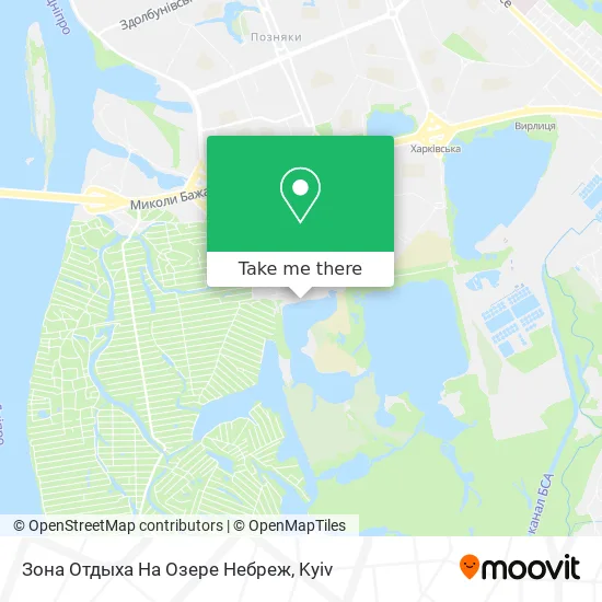 Зона Отдыха На Озере Небреж map