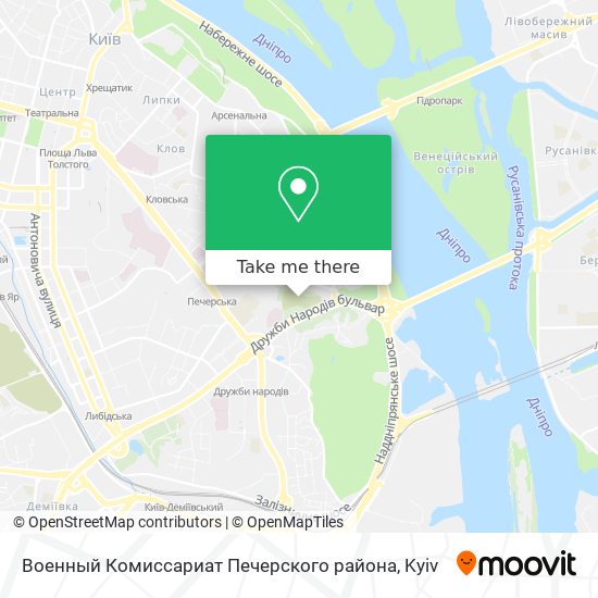 Военный Комиссариат Печерского района map