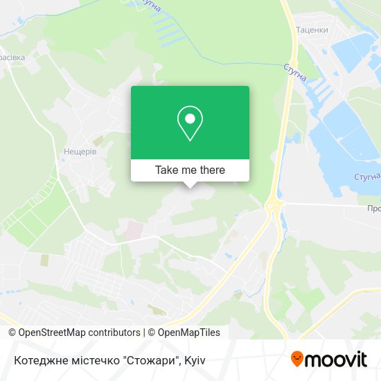 Карта Котеджне містечко "Стожари"