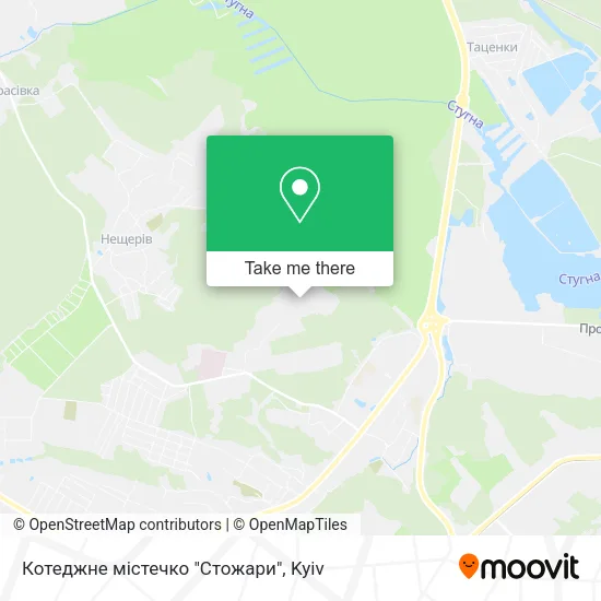 Карта Котеджне містечко "Стожари"