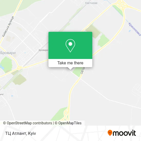 Карта ТЦ Атлант