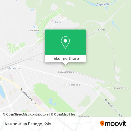 Кемпинг на Рапиде map