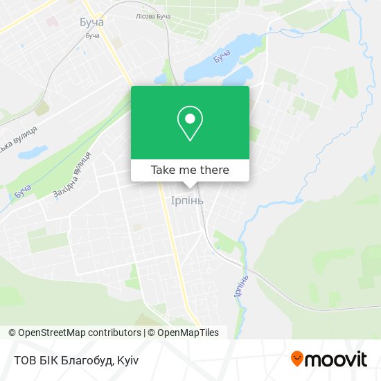 ТОВ БIК Благобуд map