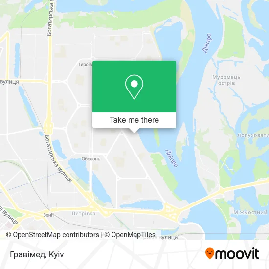 Карта Гравімед