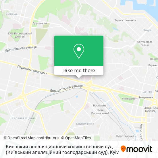 Киевский апелляционный хозяйственный суд (Київський апеляційний господарський суд) map