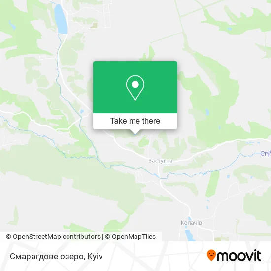 Смарагдове озеро map