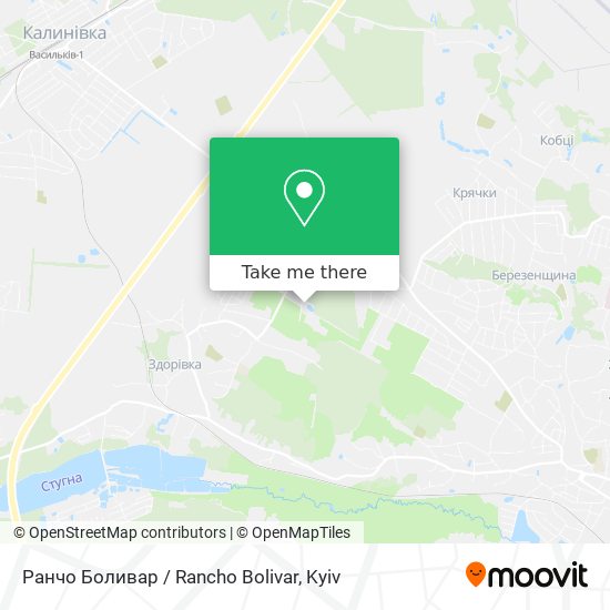 Ранчо Боливар / Rancho Bolivar map
