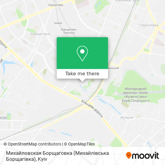 Михайловская Борщаговка (Михайлівська Борщагівка) map