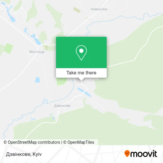 Карта Дзвінкове