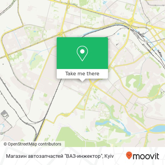Карта Магазин автозапчастей "ВАЗ-инжектор"