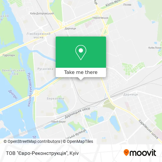 ТОВ "Євро-Реконструкція" map