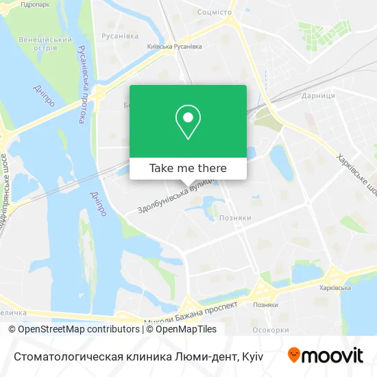 Карта Стоматологическая клиника  Люми-дент