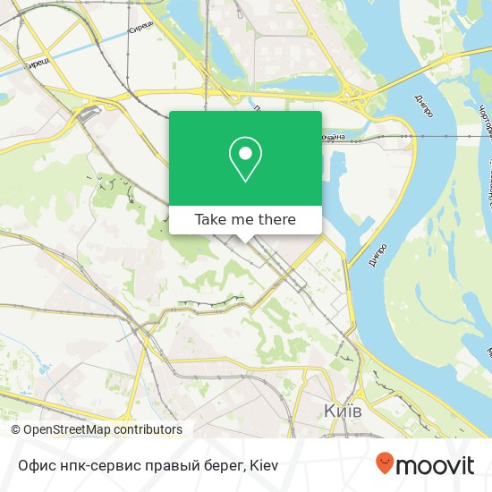 Офис нпк-сервис правый берег map