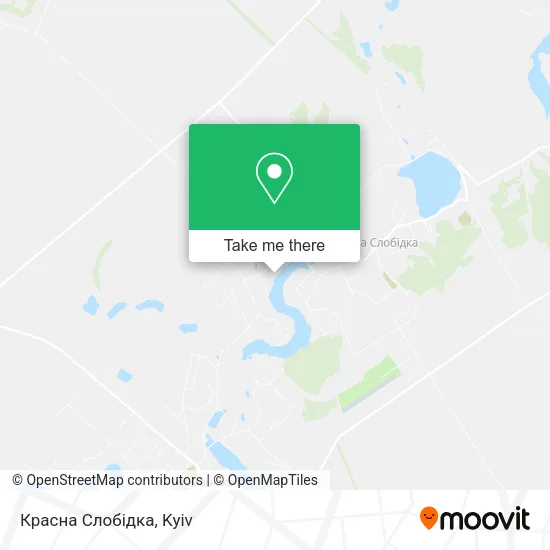 Карта Красна Слобідка
