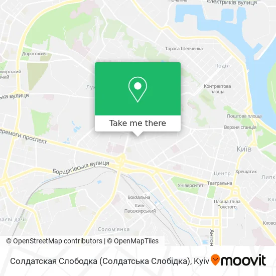 Солдатская Слободка (Солдатська Слобідка) map