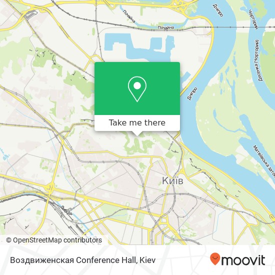 Воздвиженская Conference Hall map