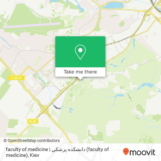 faculty of medicine | دانشكده پزشكي map