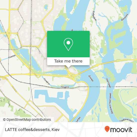 LATTE coffee&desserts map