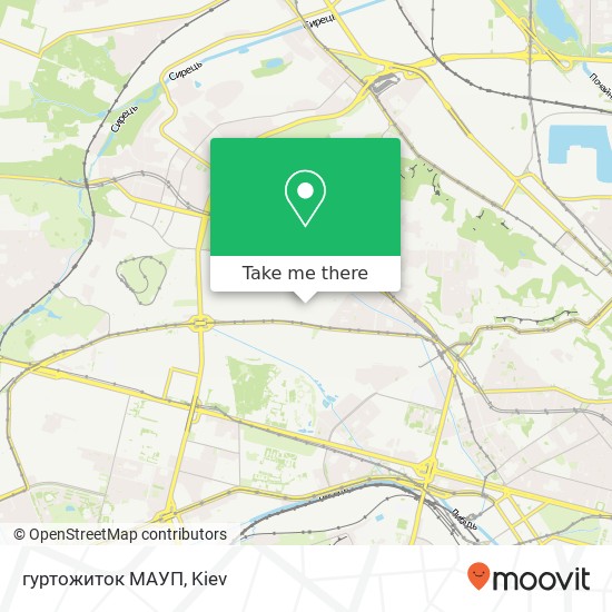 гуртожиток МАУП map