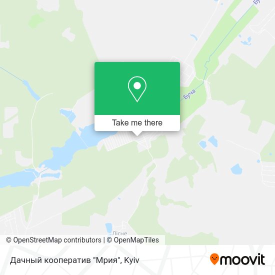 Карта Дачный кооператив "Мрия"