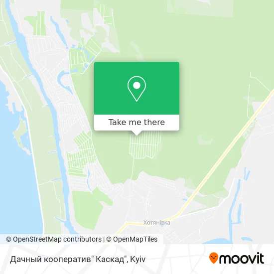 Дачный кооператив" Каскад" map