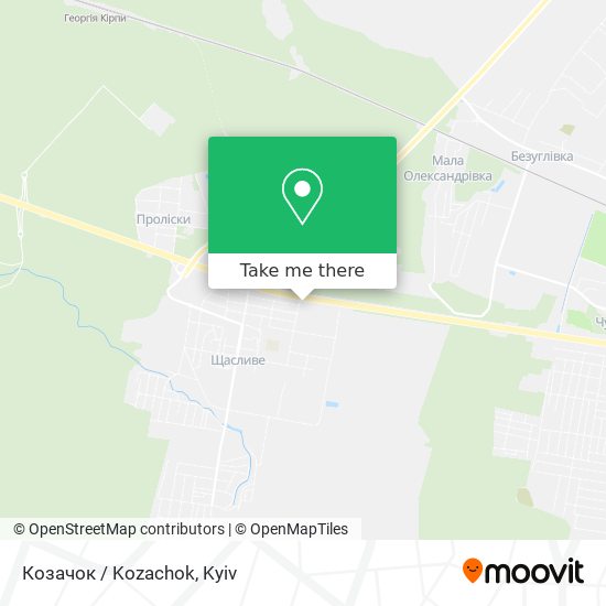 Козачок / Kozachok map