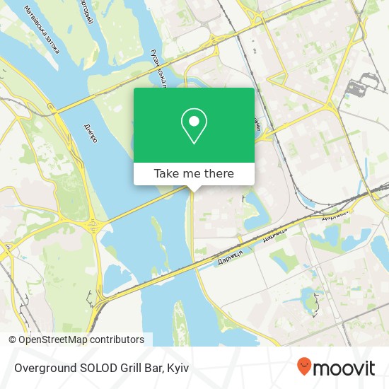 Overground SOLOD Grill Bar map