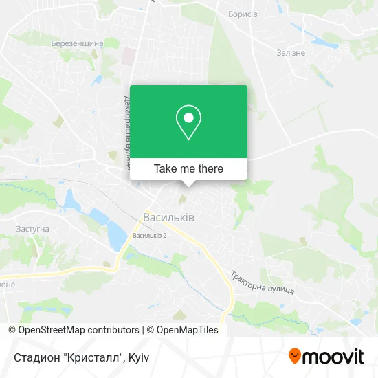 Карта Стадион "Кристалл"