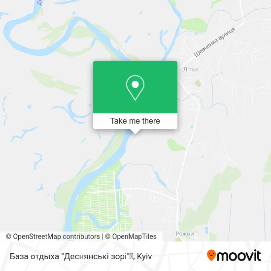 Карта База отдыха "Деснянські зорі"⭐️