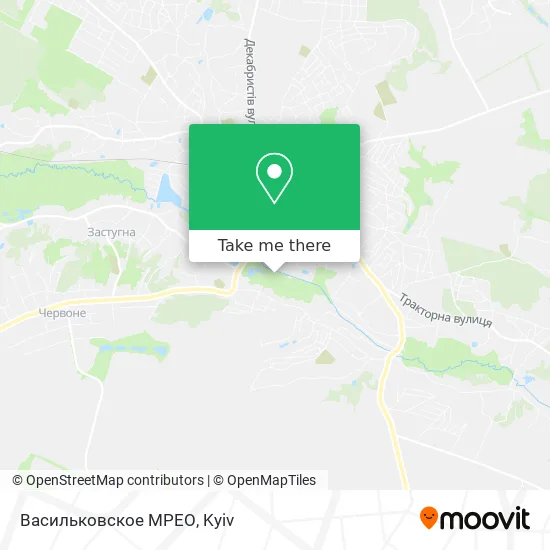 Карта Васильковское МРЕО