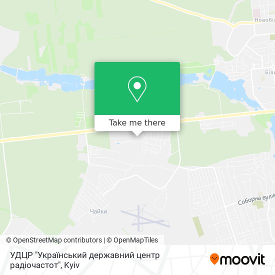 УДЦР "Український державний центр радіочастот" map