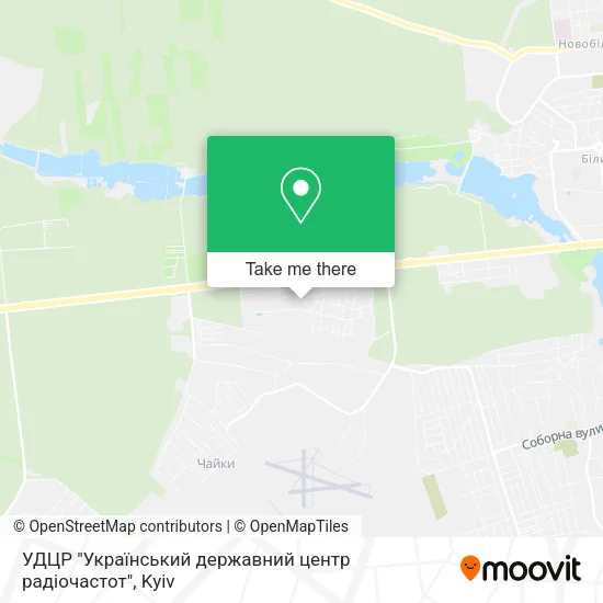 Карта УДЦР "Український державний центр радіочастот"