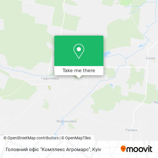 Головний офіс "Комплекс Агромарс" map