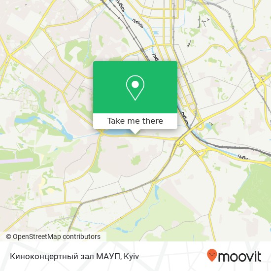 Киноконцертный зал МАУП map