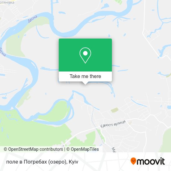 Карта поле в Погребах (озеро)