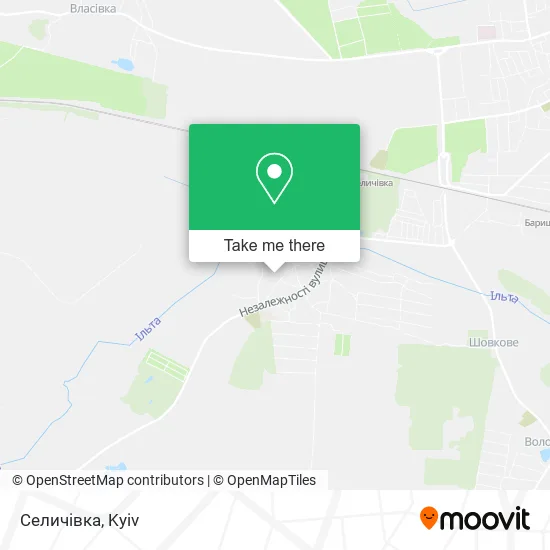 Карта Селичівка