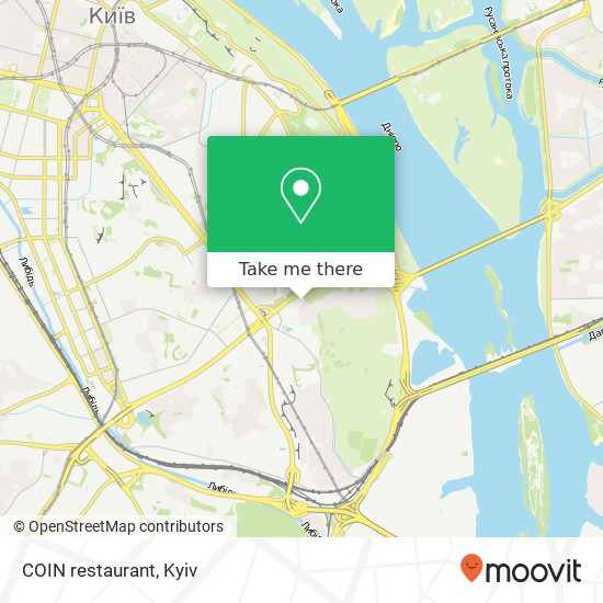 COIN restaurant map