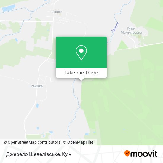 Джерело Шевелівське map