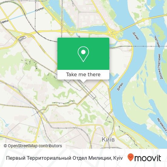 Первый Территориальный Отдел Милиции map