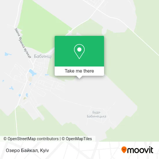 Карта Озеро Байкал